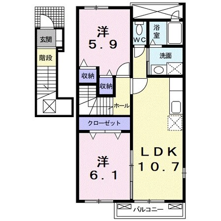 アルドールの物件間取画像